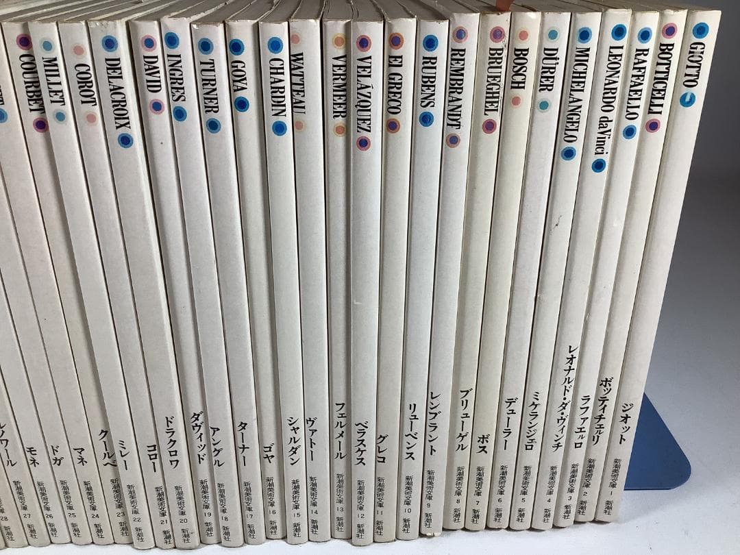 新潮美術文庫 全50冊 全巻揃い 西洋美術 画家別シリーズ 完結セット 欠