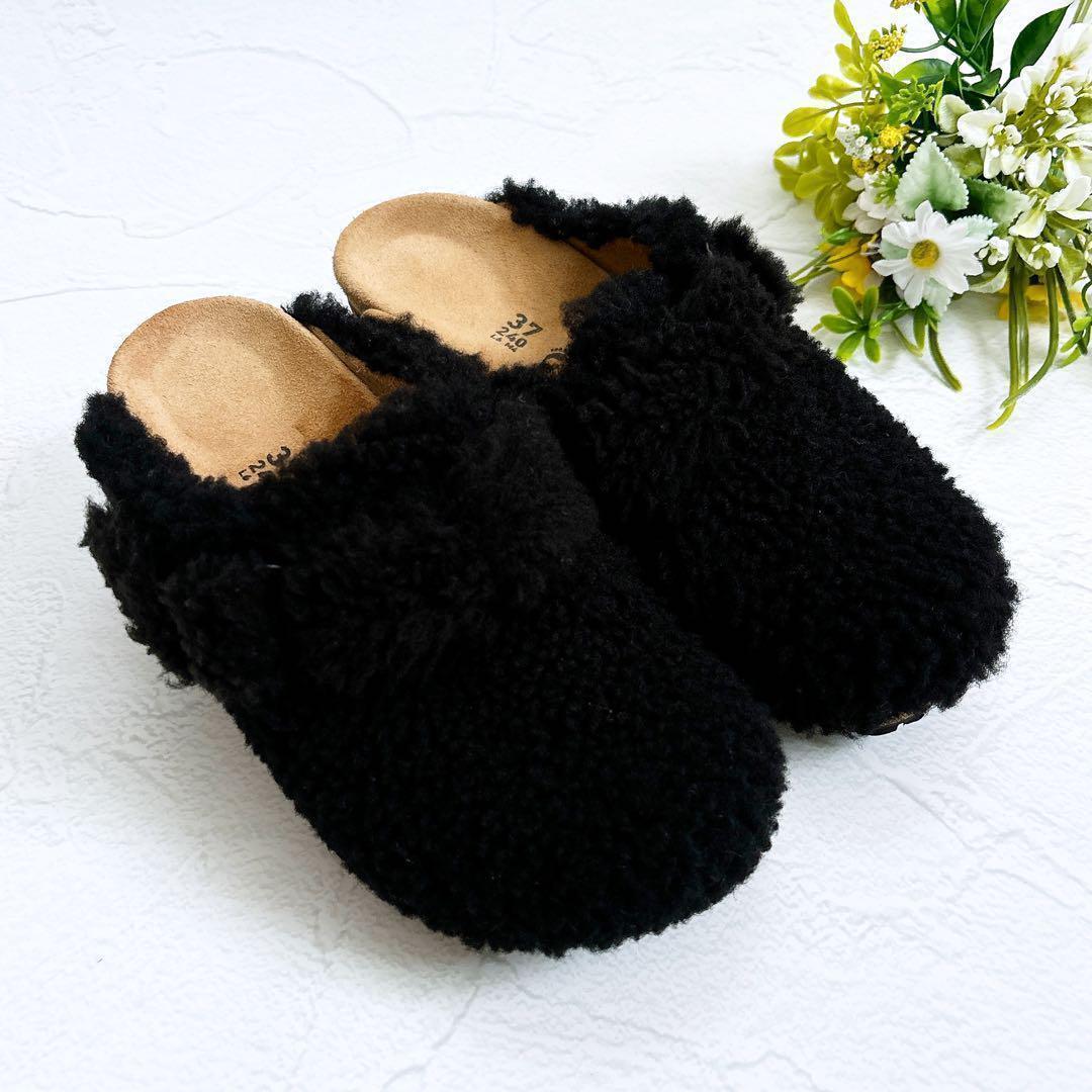 《専用》ビルケンシュトック FANNY TEDDY ボアサンダル ラムウール 黒