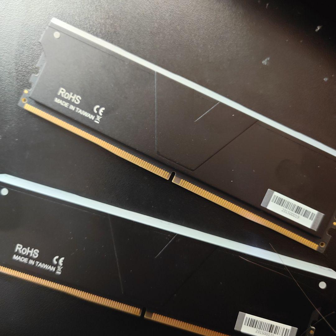 起動確認済DDR5 6200MHz 32GB メモリ箱無し - メルカリ