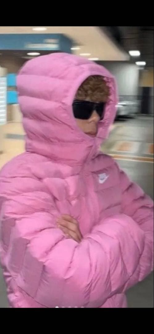 NIKEナイキ マイクロダウンアウターキッズサイズ 160cm Lサイズ ピンク