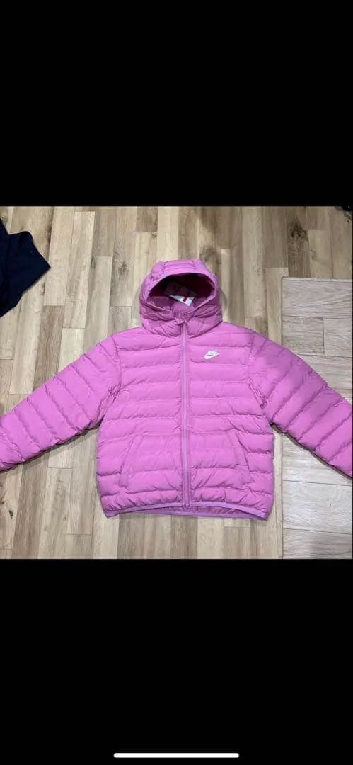 NIKEナイキ マイクロダウンアウターキッズサイズ 160cm Lサイズ ピンク