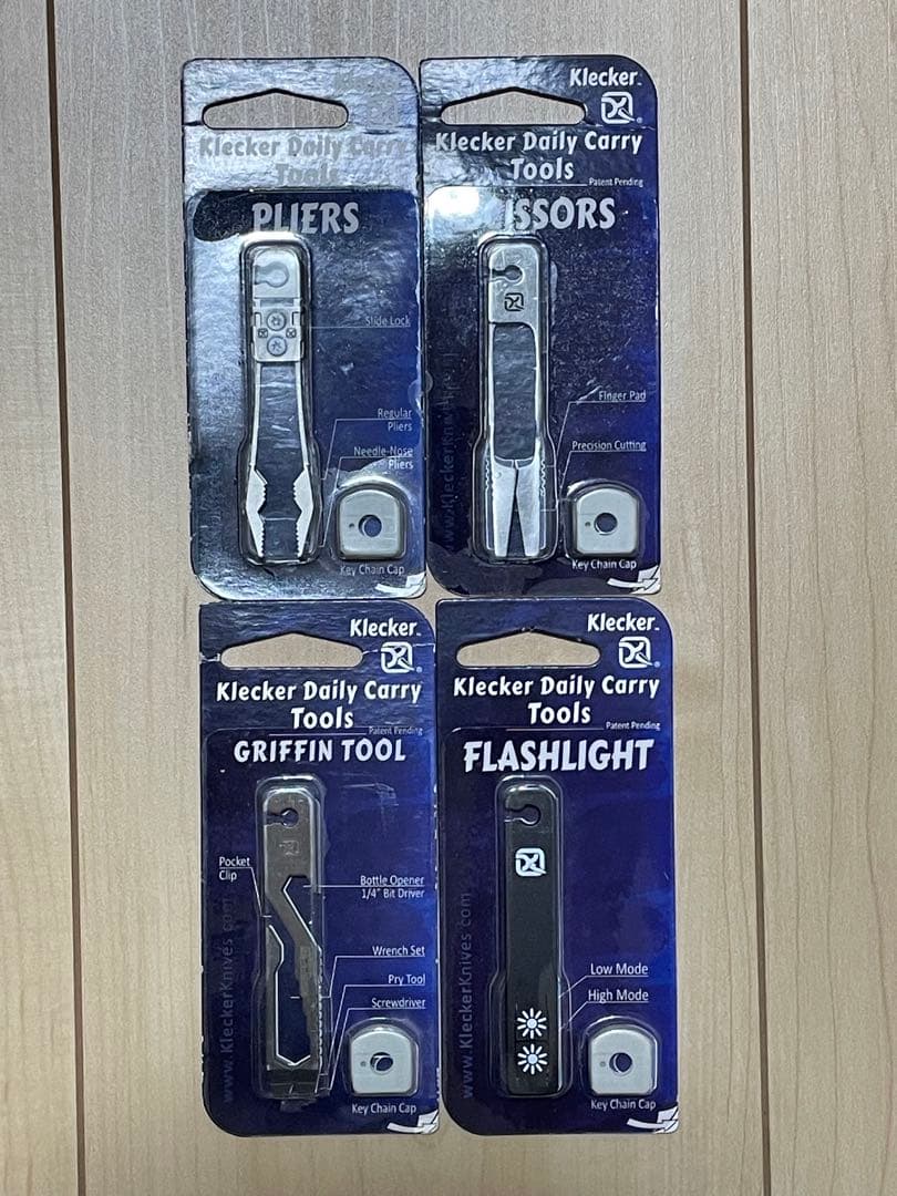 s*6様 □新品 Klecker Knives ツール4点セットKeyBar等に - 小物新 モデル