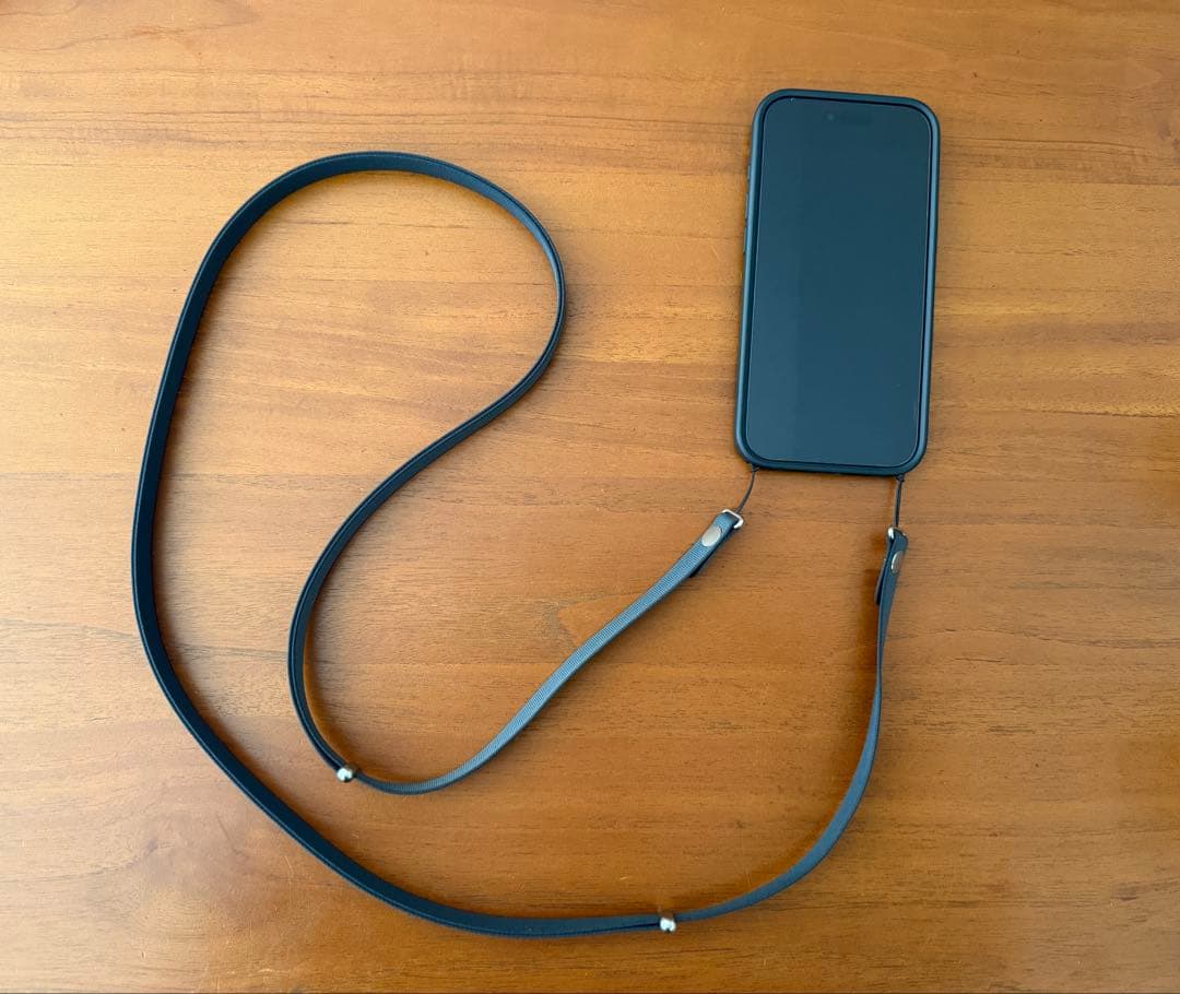 iPhone air ブラック256 SIMフリー　バンパー　ストラップ　セット iPhone Air バンパー ケース ストラップホール付き アルミ 薄型