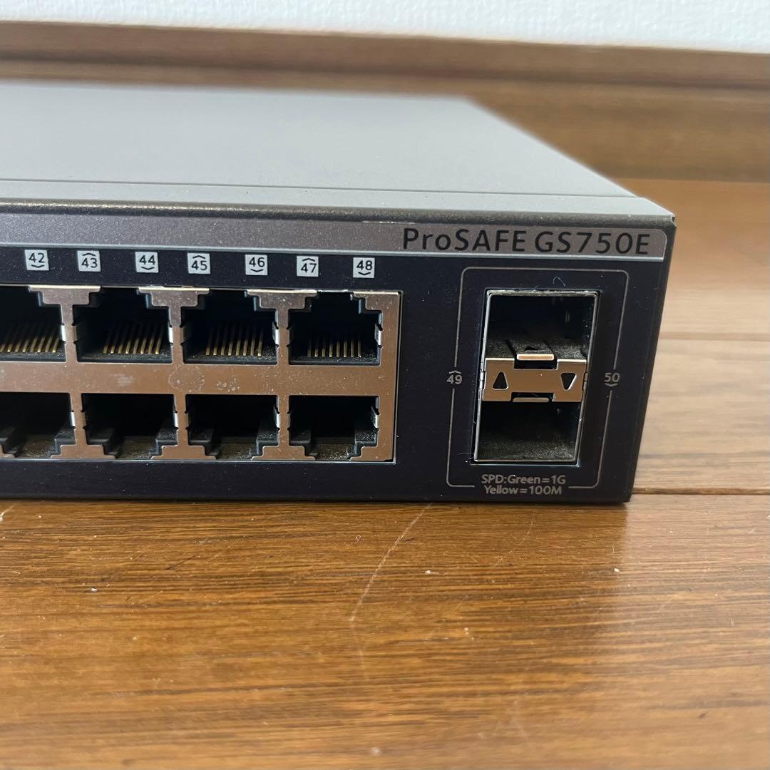 NETGEAR ProSAFEGS750E ギガ48ポート - メルカリ
