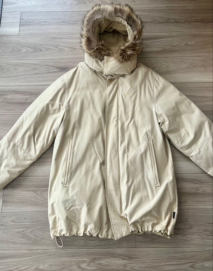 MONCLER ベージュ サイズ 2 L 青タグ コートダウンライナー フード MONCLER ベージュ サイズ 2 L 青タグ コートダウンライナー フード