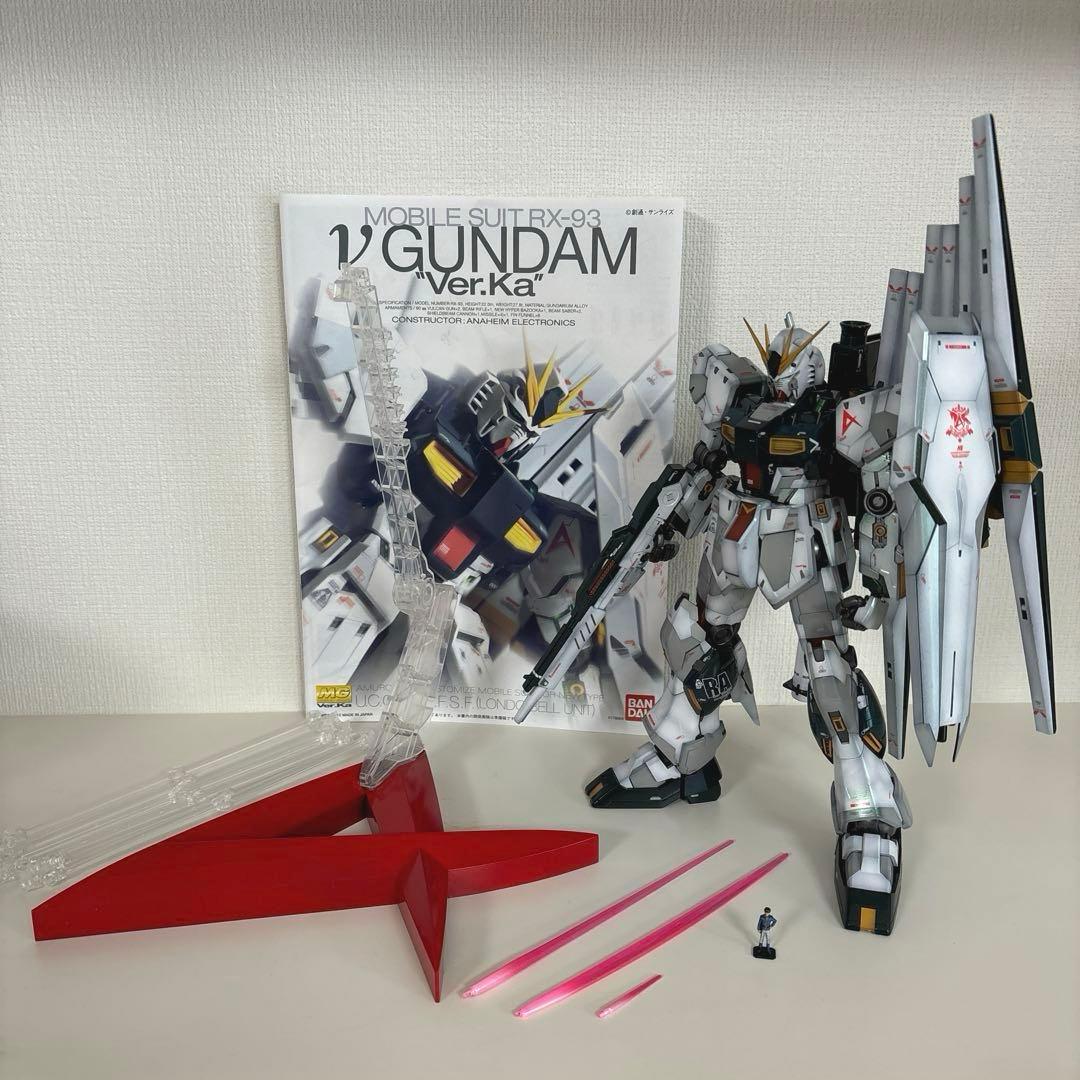MG νガンダム Ver.ka 全塗装完成品 - メルカリ