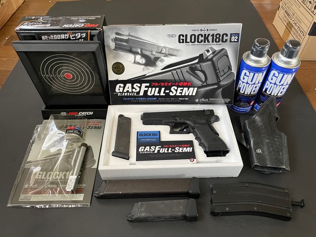 東京マルイ GLOCK 18C ガスブローバックエアガン グロック トイガン 東京マルイ グロック18C フルオート ガスブローバック ハンドガン