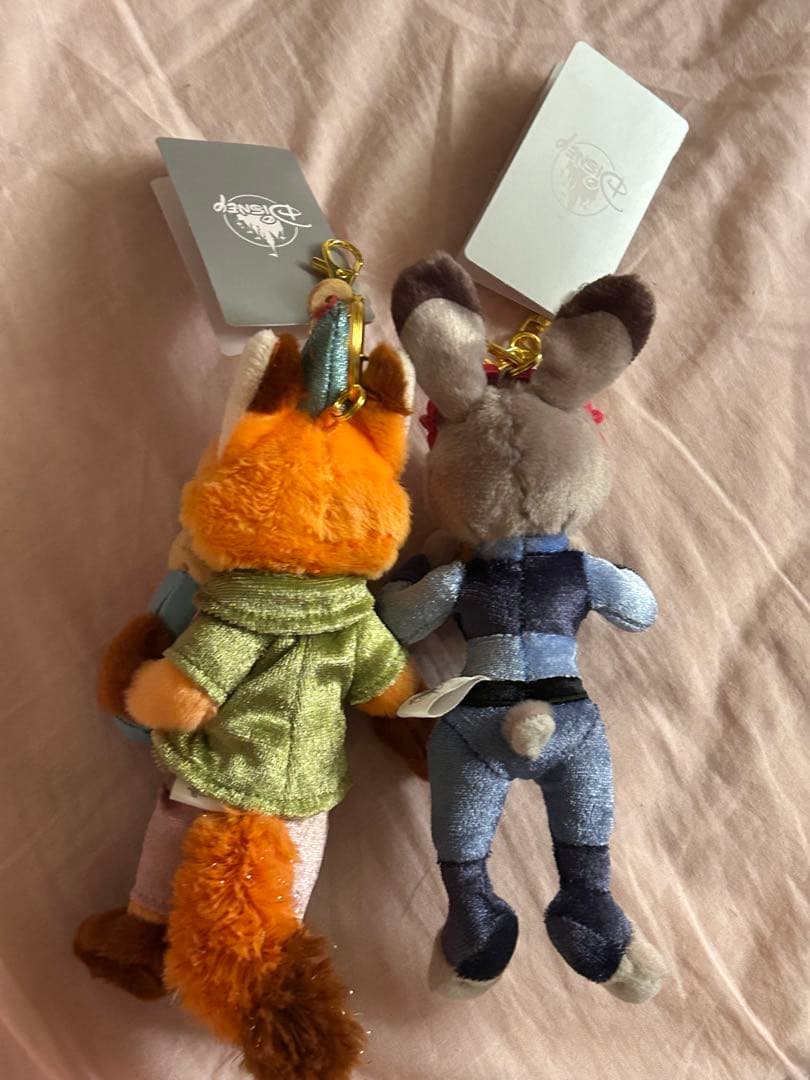 ニック・ワイルド ジュディ・ホップス ぬいぐるみキーホルダー・キー