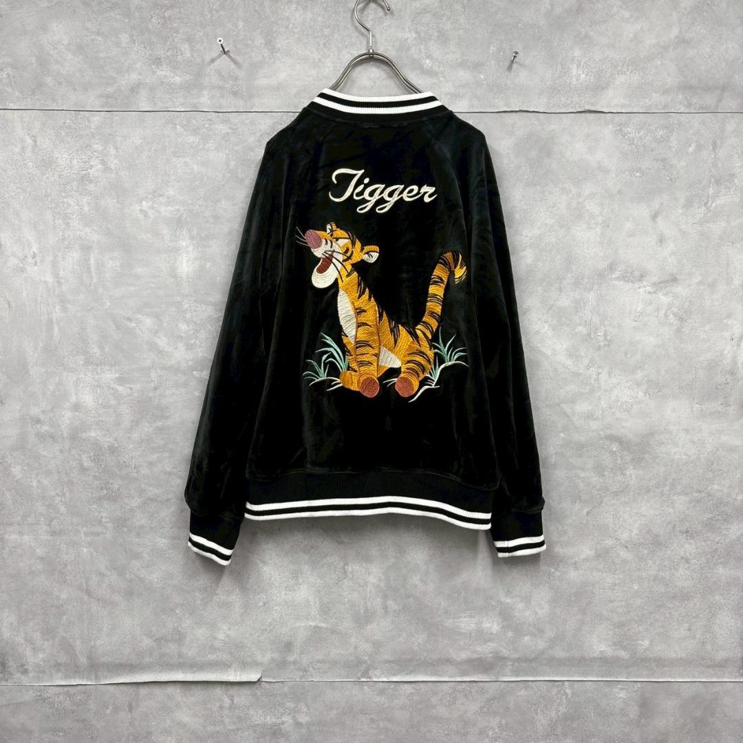 東京 Disney RESORT ティガー 刺繍 スカジャン ベロア N1938 - メルカリ