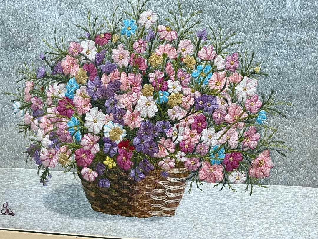 ベトナム刺繍絵 グエン・クオック・スゥ NGUYEN QUOC SU - メルカリ