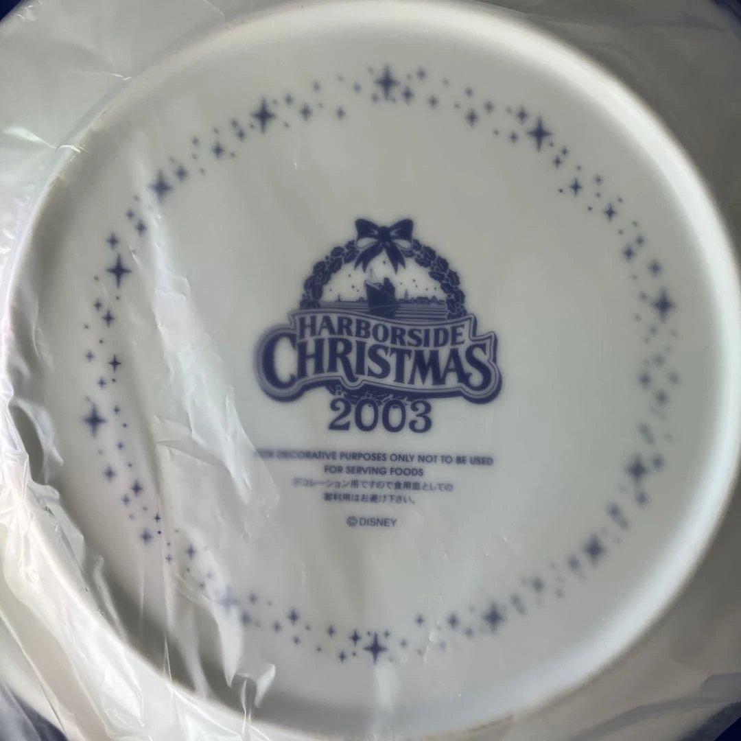 限定 東京ディズニーシー クリスマスプレート 2003 ハーバーサイド 船 夕日