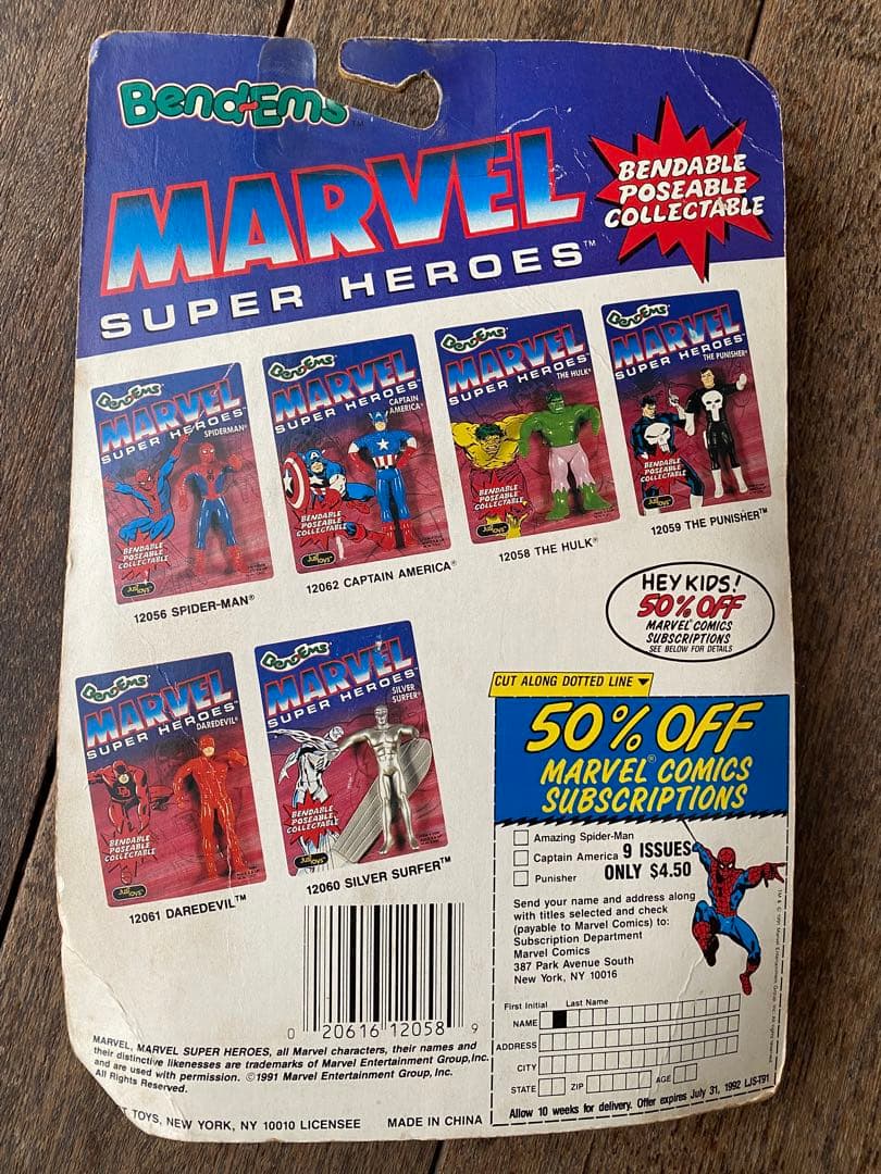 Marvel ハルク 1991年 ヴィンテージ フィギュア 未開封 - メルカリ