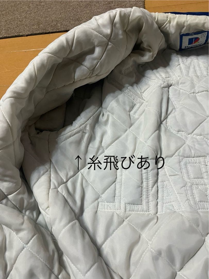 Rennoc スタジャン コーデュロイ 青 猫刺繍 古着 ヴィンテージ - メルカリ