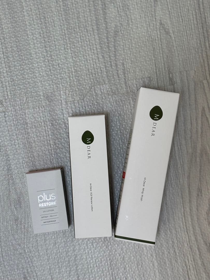 エムディア　化粧水・洗顔・日焼け止め3点セット エムディア 化粧水・洗顔・日焼け止め3点セット エムディア 化粧水