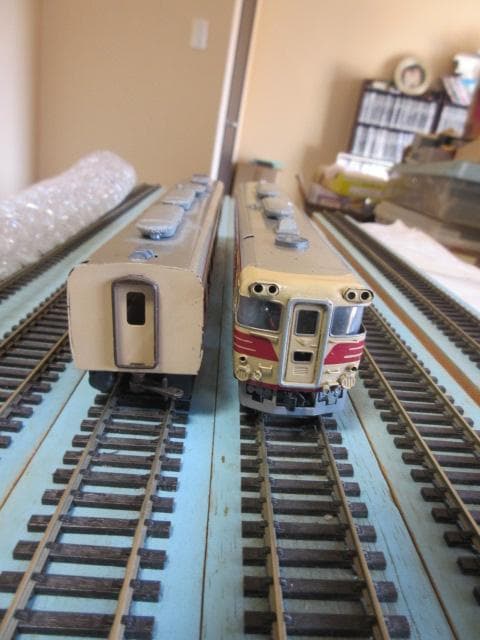 国鉄 キハ80系 気動車 2両セット HOゲージ 金属製 / カツミ製