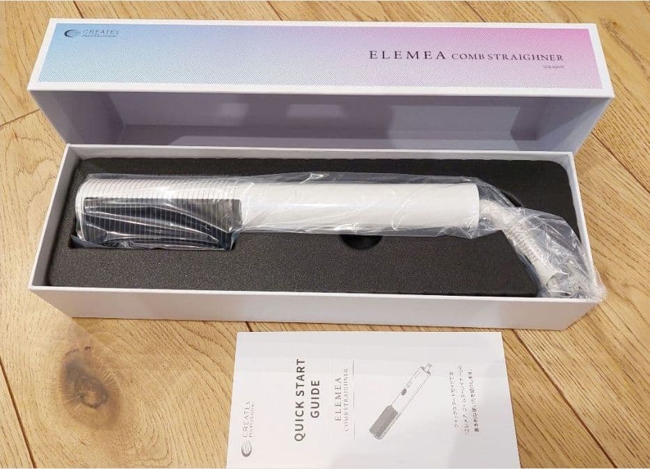 クレイツ ELEMEA コームストレートナー アイロン ブラシ クレイツ最新ストレートアイロン「エレメア コームストレイナー」登場