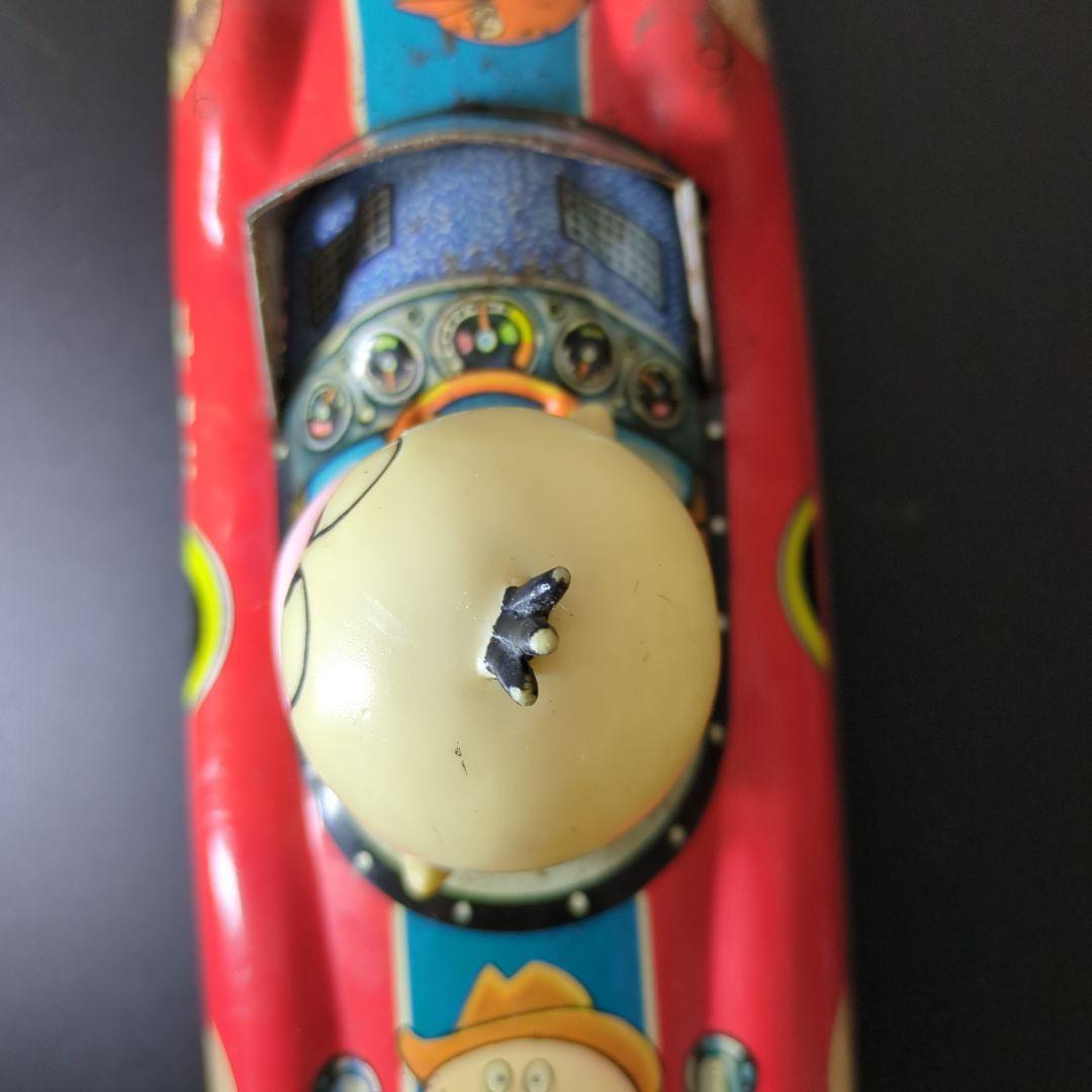 昭和レトロ オバケのQ太郎 オバQ レースカー ブリキ - メルカリ