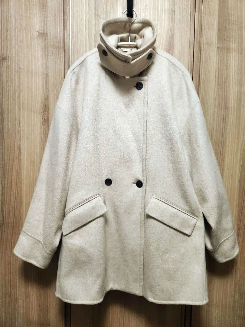 シンプリシテェ S120ブレンドリバーミドルコート ベージュ 24AW - メルカリ