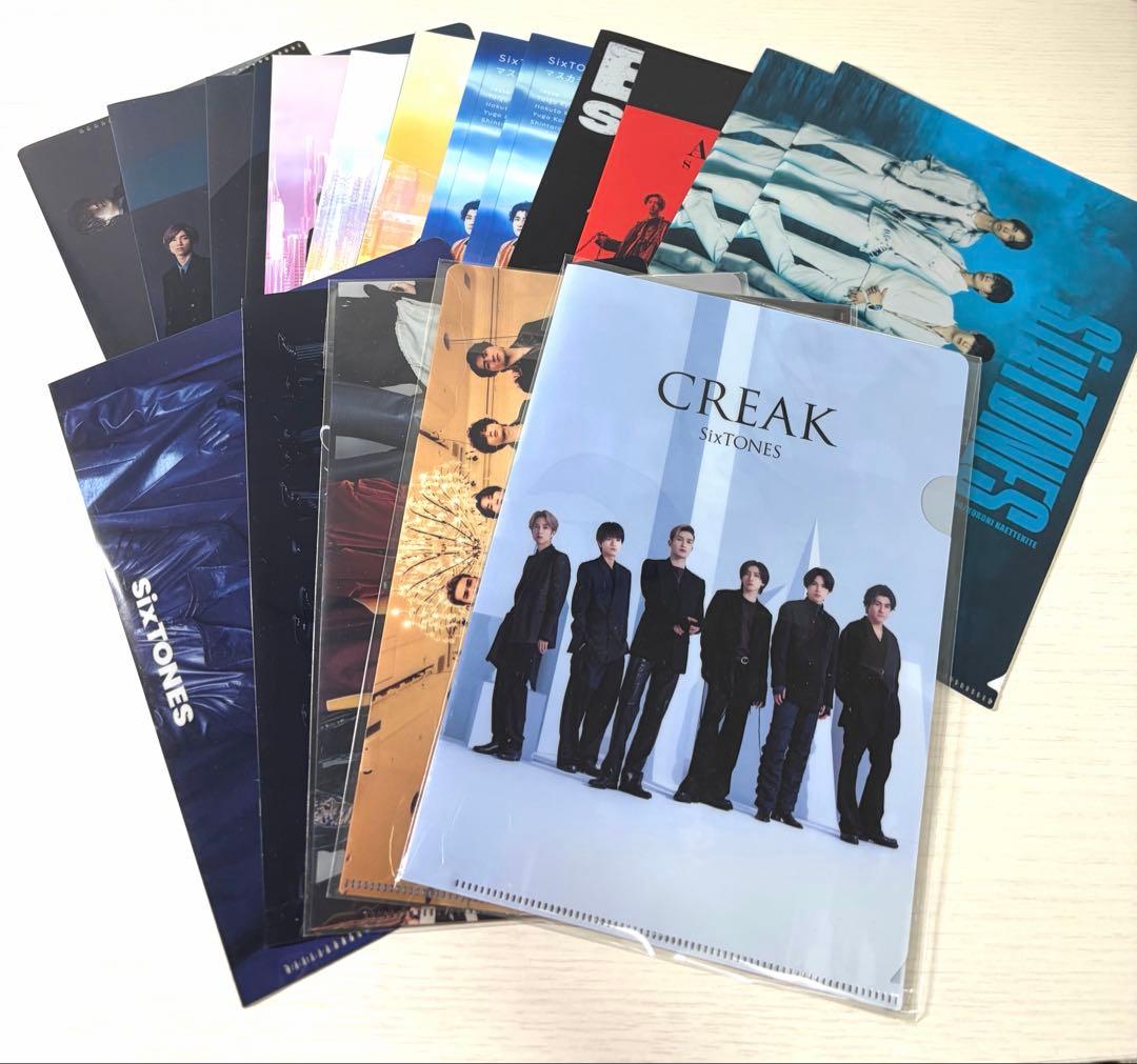 新品】SixTONES クリアファイル 特典セット - メルカリ