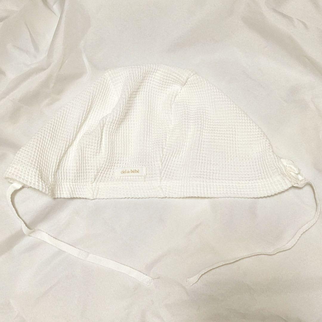 美品】ciel de bébé退院着&ボンネットセット ベビー服 ベビードレス