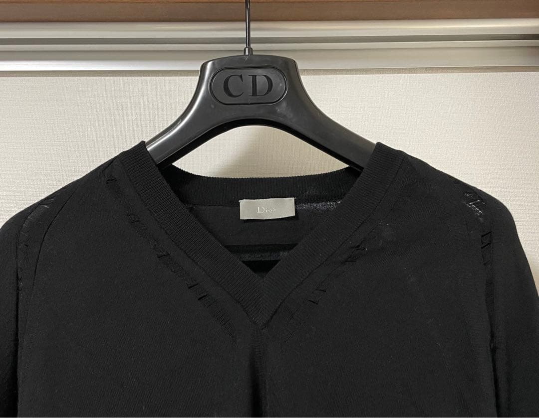 エディスリマン DIOR HOMME 爪痕 ニット ディオールオム hedi - メルカリ