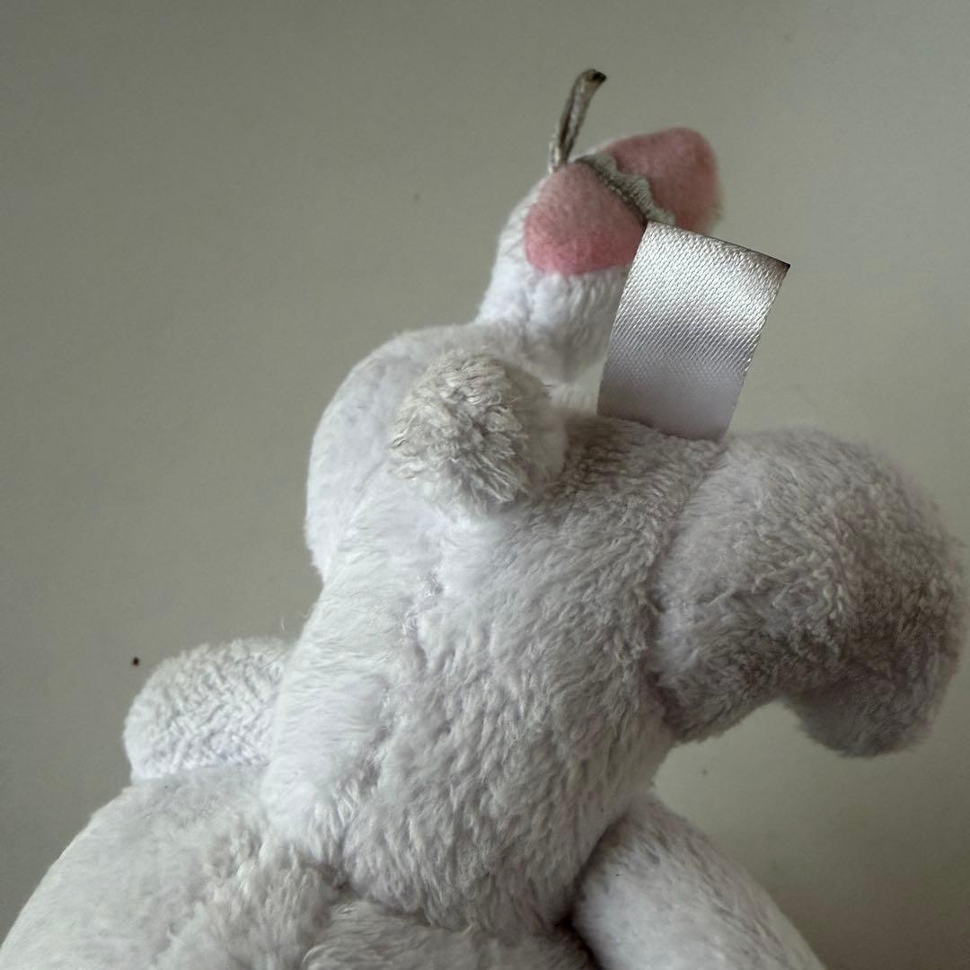 訳あり】汎用うさぎ まんまと罠に 白 チャックスGP ぬいぐるみ - メルカリ