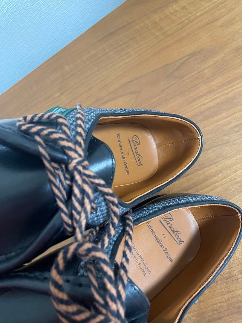 ゼニア別注パラブーツ ミラボー ミカエル - メルカリ