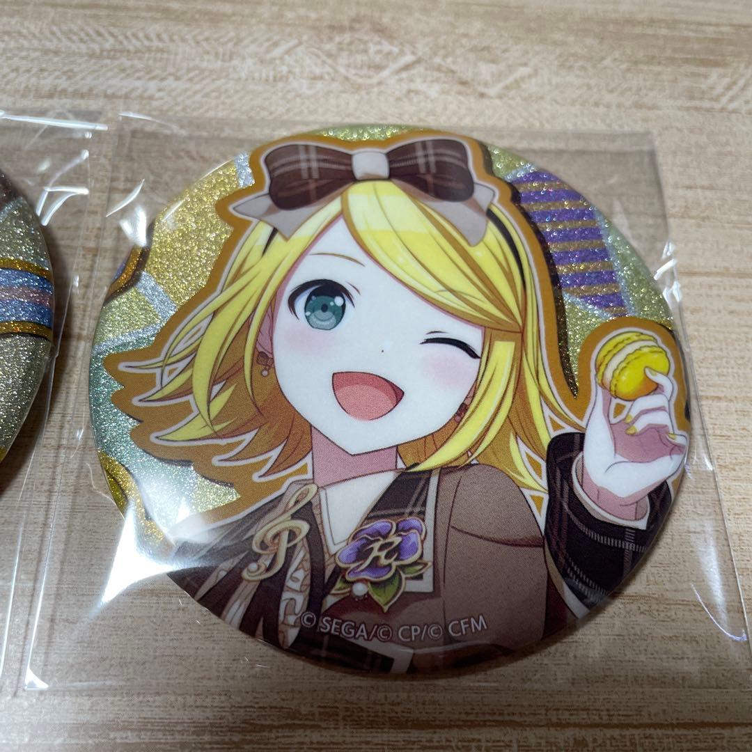 鏡音レン リン プロセカ グリッター缶バッジ 2点セット グリ缶 - メルカリ