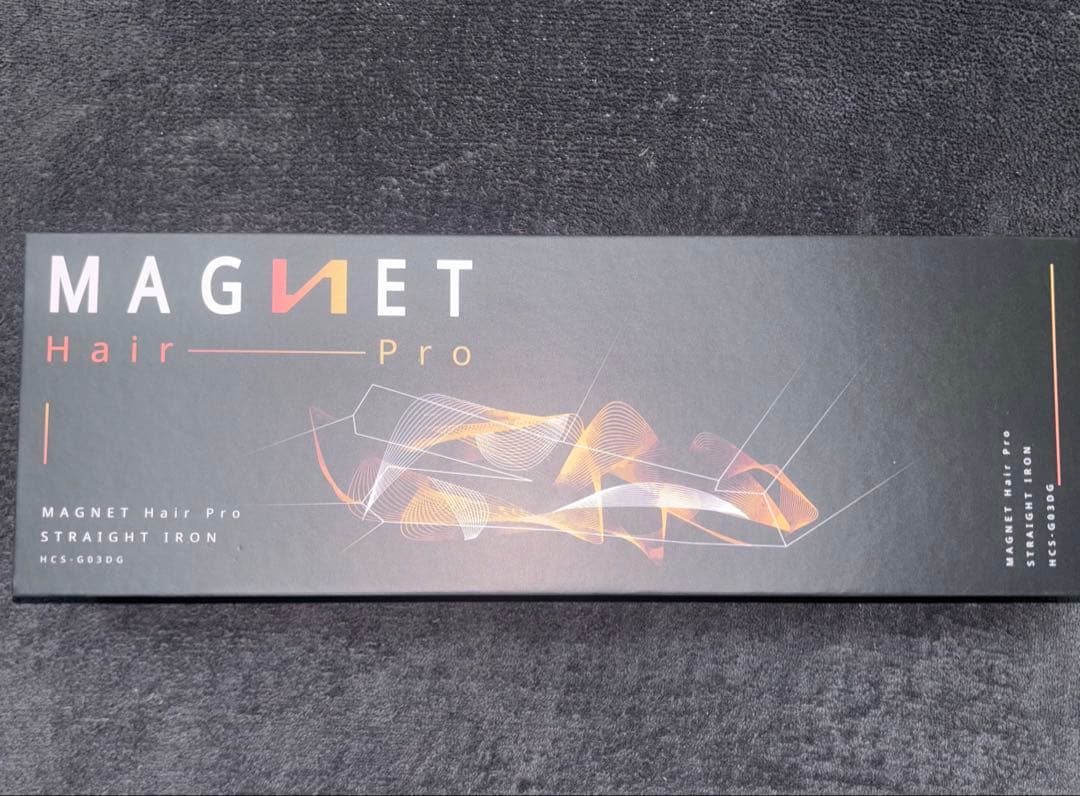 マグネットヘアプロ　ストレートアイロン HCS-G03DG ストレートアイロン MAGNETHairPro マグネットヘアプロ ブラック HCS