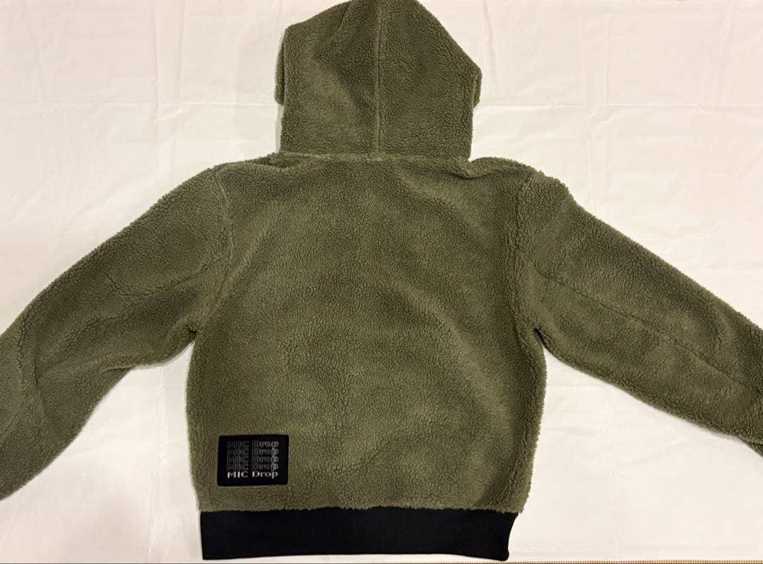 美品】BTS公式MIC DROP ボアフリース フーディLサイズ - メルカリ