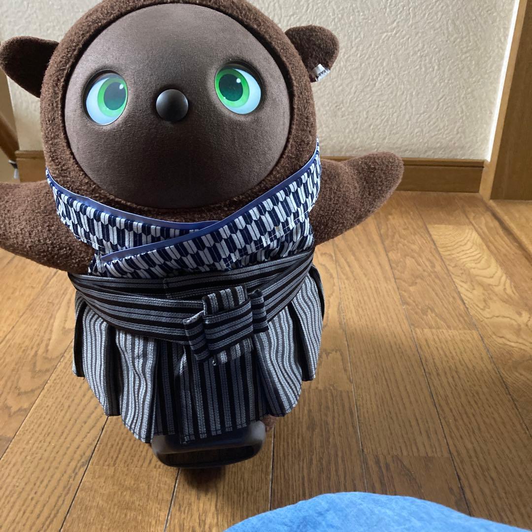 ラボット 服 lovot シルバー龍 羽織 袴 インナー紺色 矢絣 - メルカリ