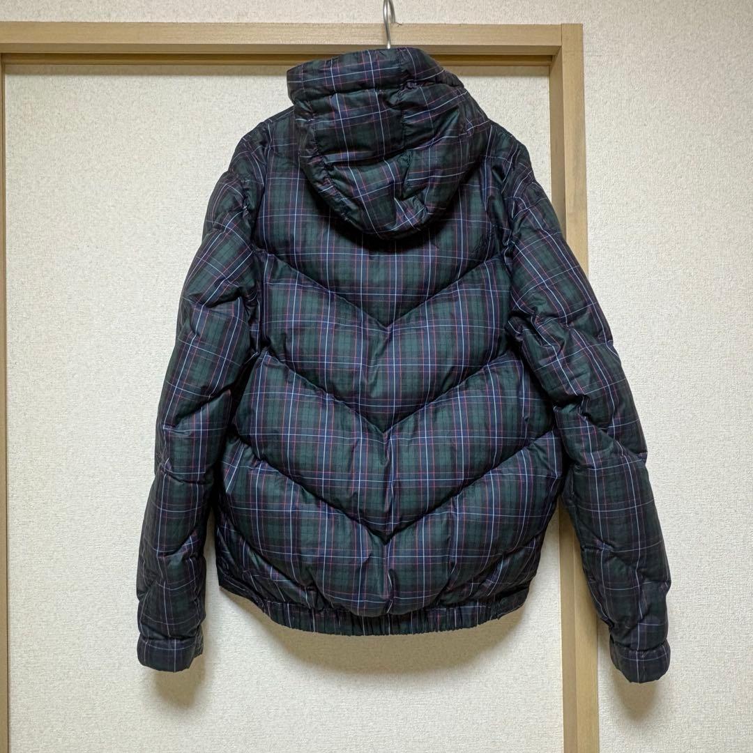 STUSSY ダウンジャケット チェック柄 - メルカリ