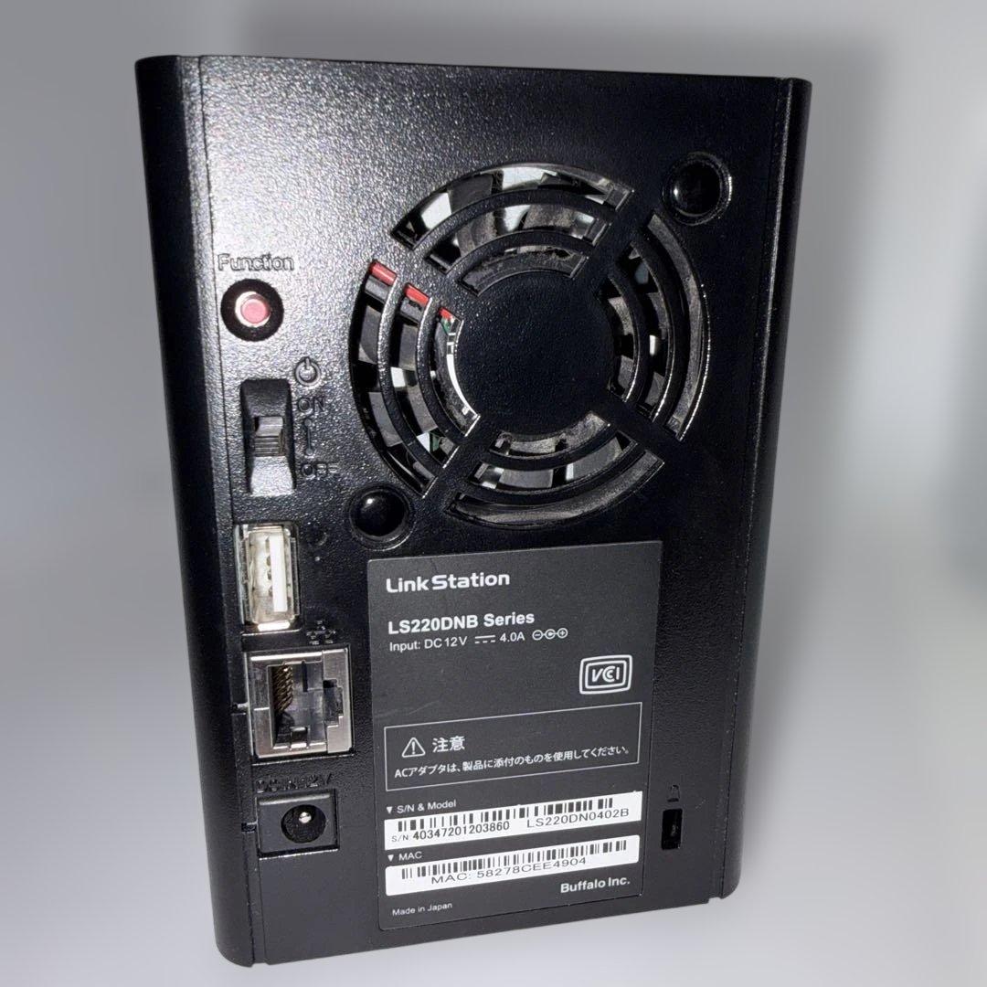 Buffalo LinkStation LS220DN0402B - メルカリ