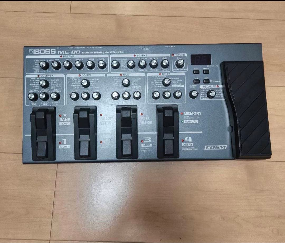 BOSS ME-80 ギター用マルチエフェクター 値下げ交渉可 BOSS MEシリーズ マルチエフェクターME-80新品在庫状況をご確認