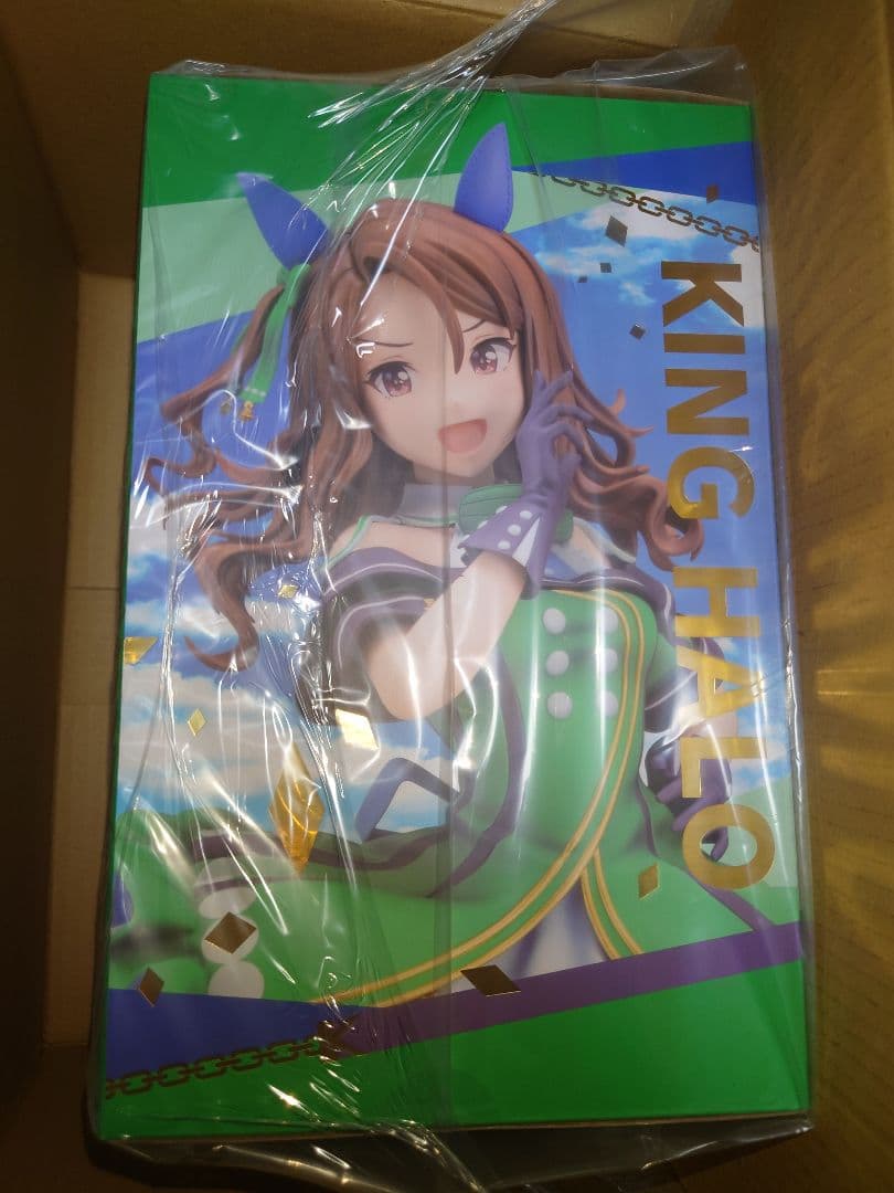 新品未開封　ウマ娘 　キングヘイローフィギュア　表情替えパーツ付 限定特典付き】キングヘイロー｜コトブキヤオンラインショップ