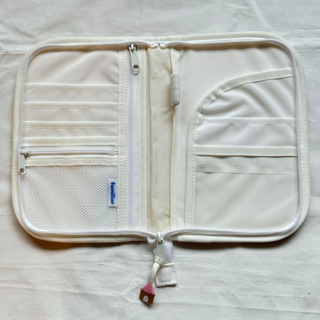 美品】ファミリア familiar 母子手帳ケース ピンク 女の子 ベビー