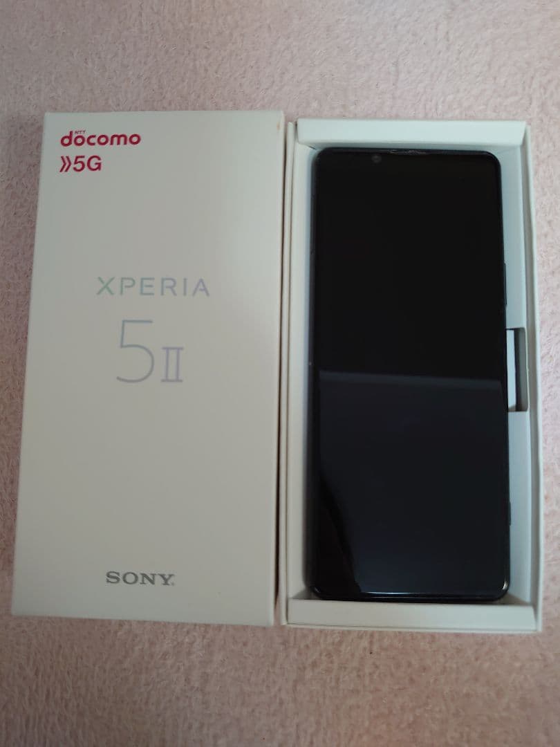 Xperia 5 II 5G SO-52A ブラック ジャンク品(画面スジ) - メルカリ
