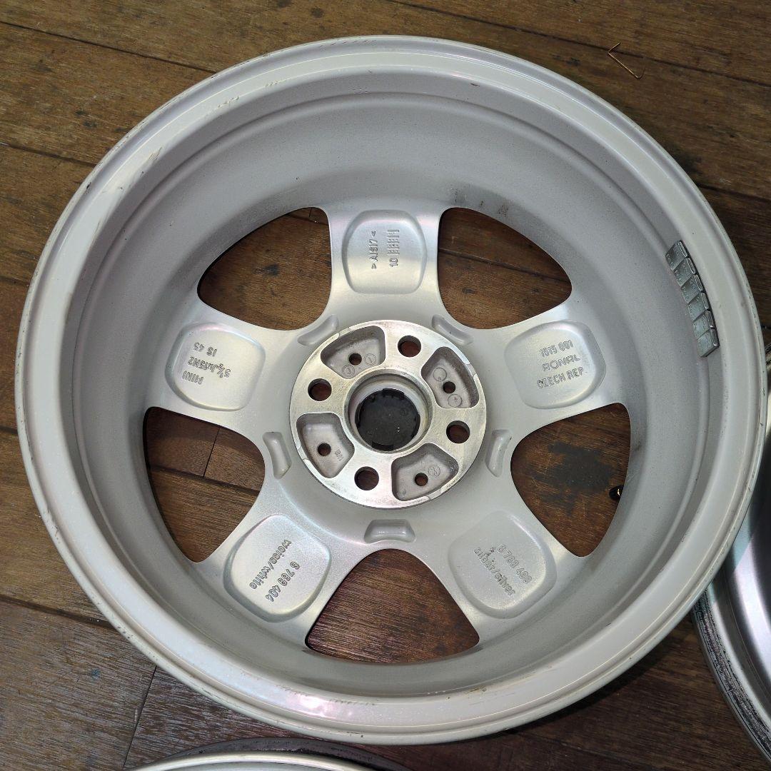 芝*様 送料込　美品　MINI用　純正アルミ　15×5.5J　4本　ローバーミニ