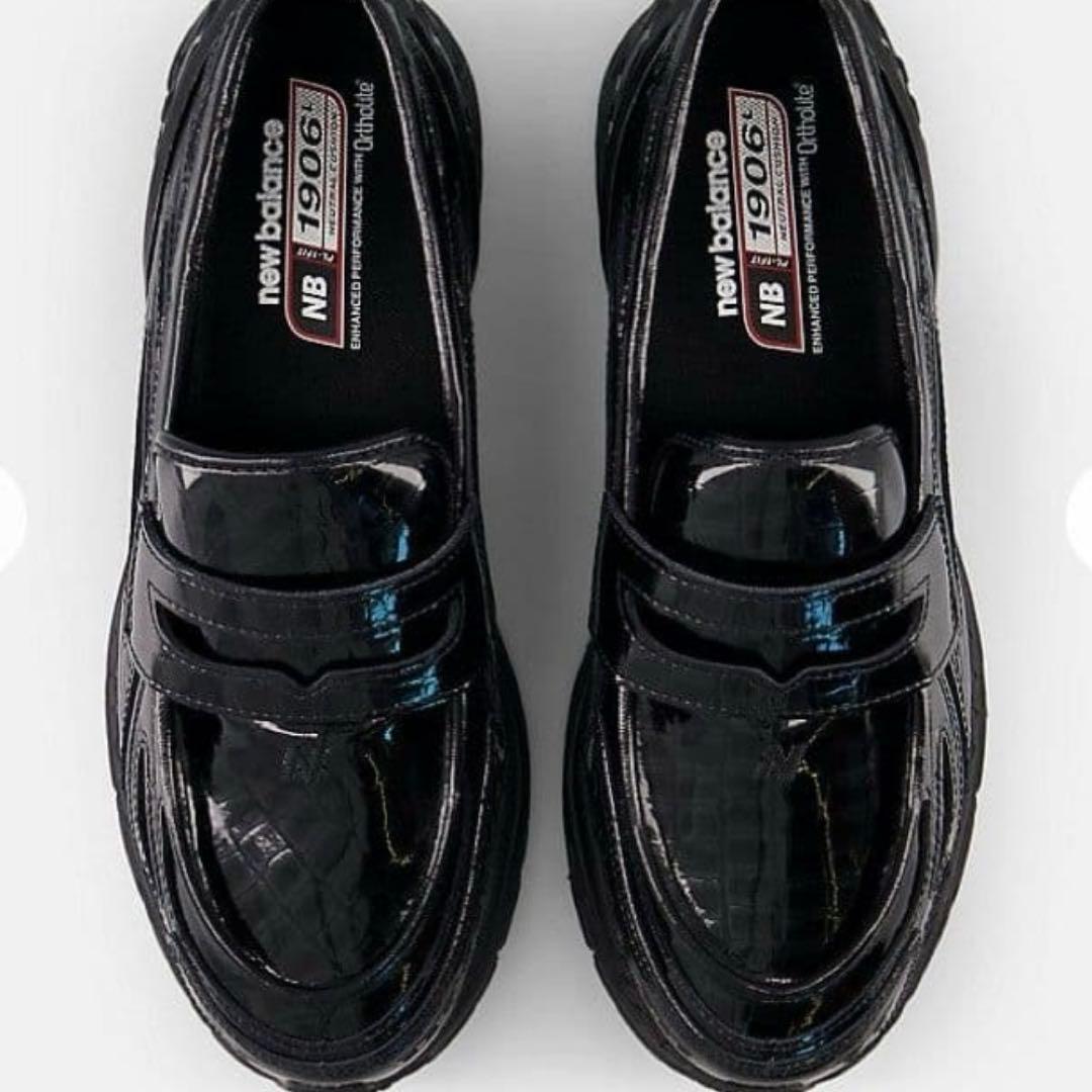ニューバランス 1906L ブラッククロコ ローファー ブラック28cm最終