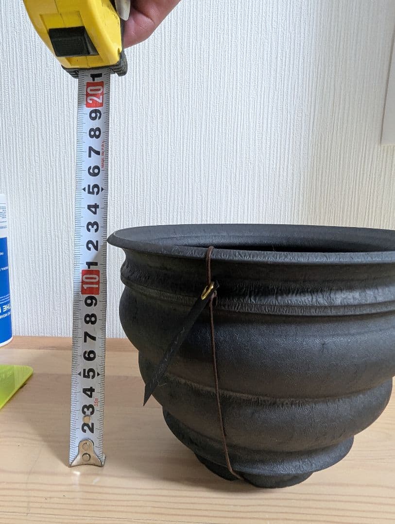 カタチ製作所 Mederu pot ベル Lサイズ レザーブラック - メルカリ