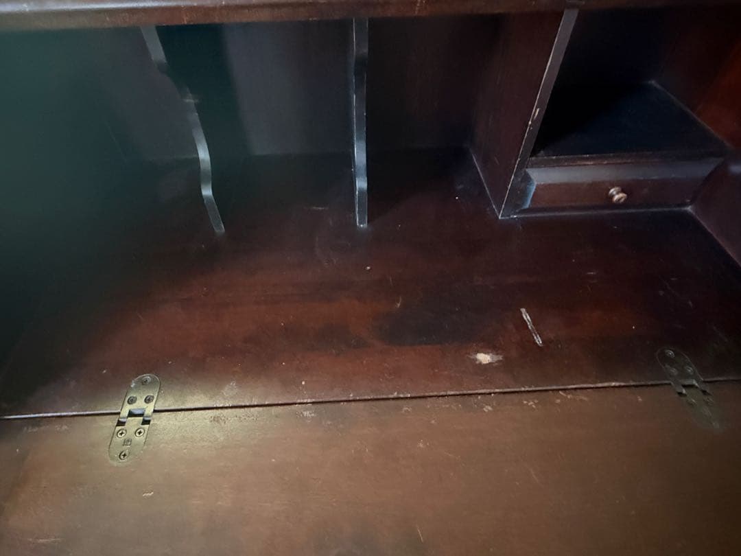 ノンホルマリン】アンティーク ライティングビューロー デスク(北海道