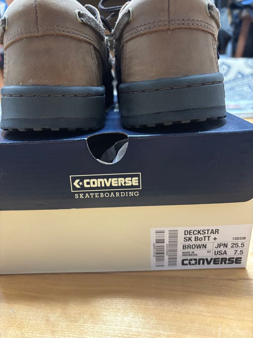 CONVERSE DECKSTAR SK BoTT ブラウン 25.5cm
