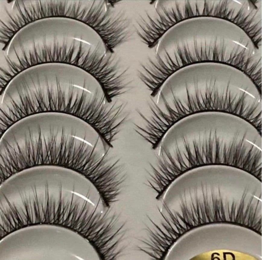新品未使用】3Dミンク 送料無料 つけまつ毛 10ペア 6D21 匿名配送ok