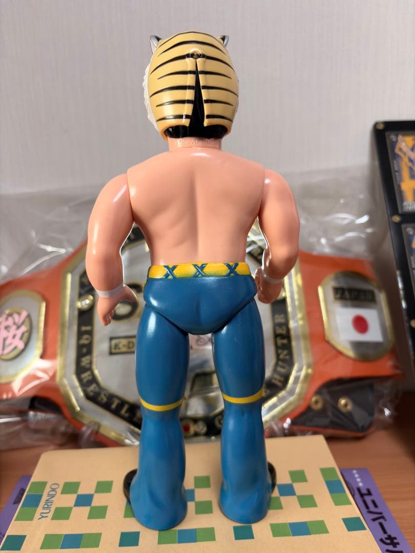 メディコムトイ ソフビファイティングシリーズ タイガーマスク 青