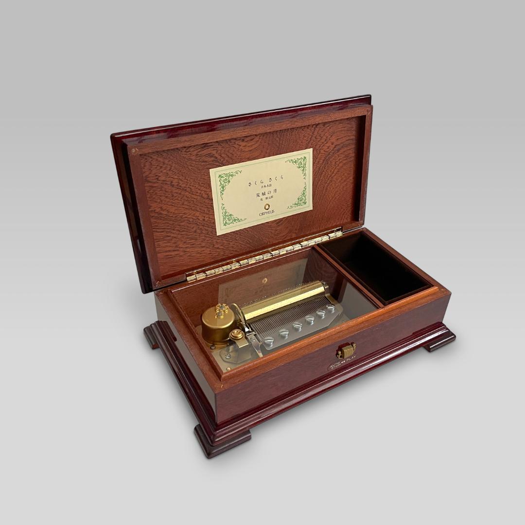Sankyo【ORPHEUS】オルフェウス 50弁 マホガニー 木箱 オルゴール SANKYO オルゴール 50弁 SANKYO ORPHEUS (サンキョーオルフェウス