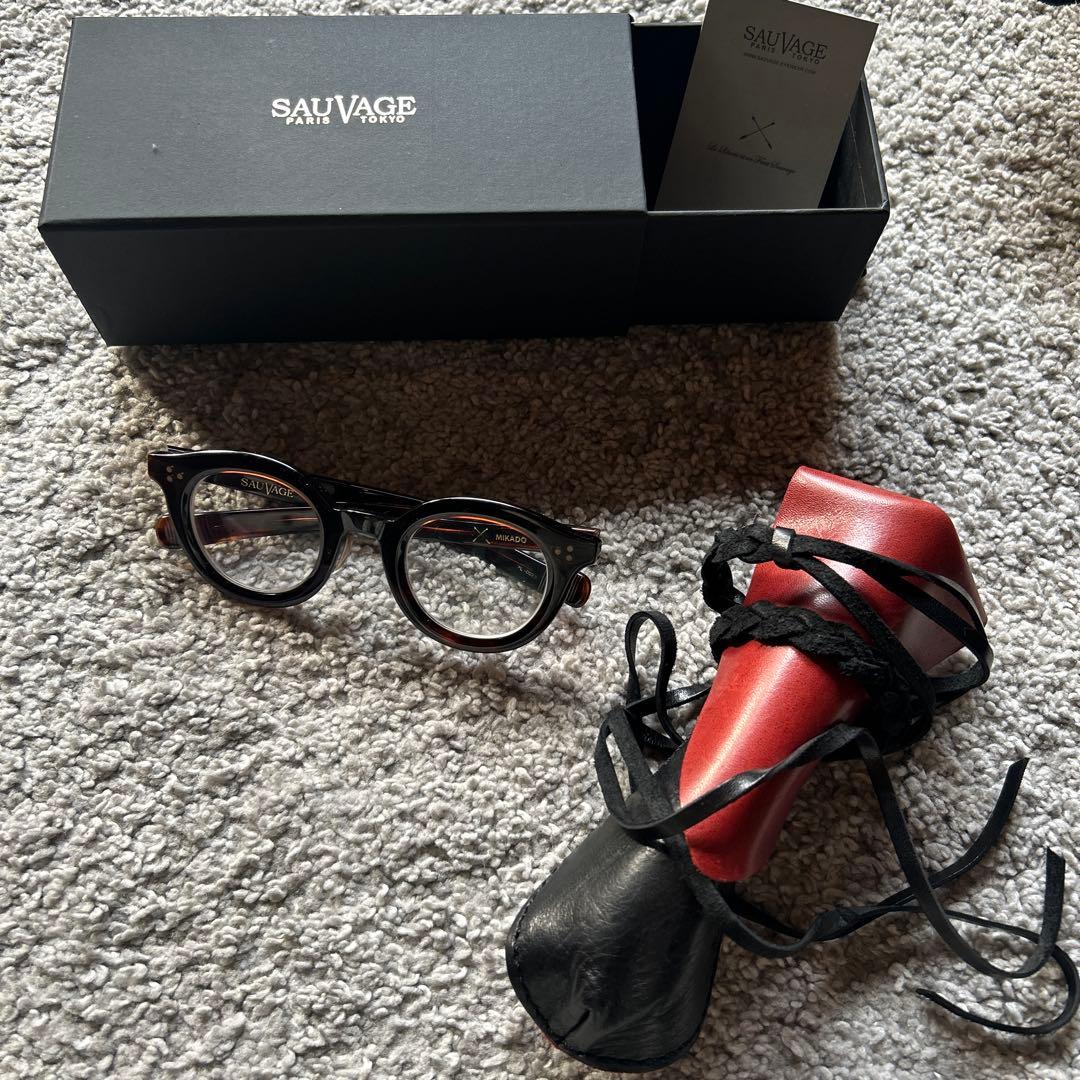 SAUVAGE メガネ(度あり) ケース付き SAUVAGE サバージュ / CONCIERGE / Dusty Pink / メガネ – KRANC OPTICAL