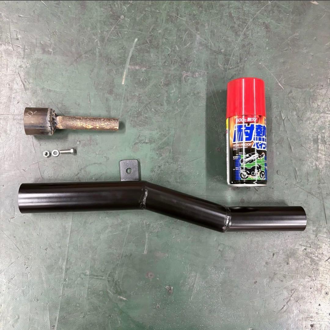 エストレア250 ワンオフショート菅 送料込み匿名配送 スリップオン