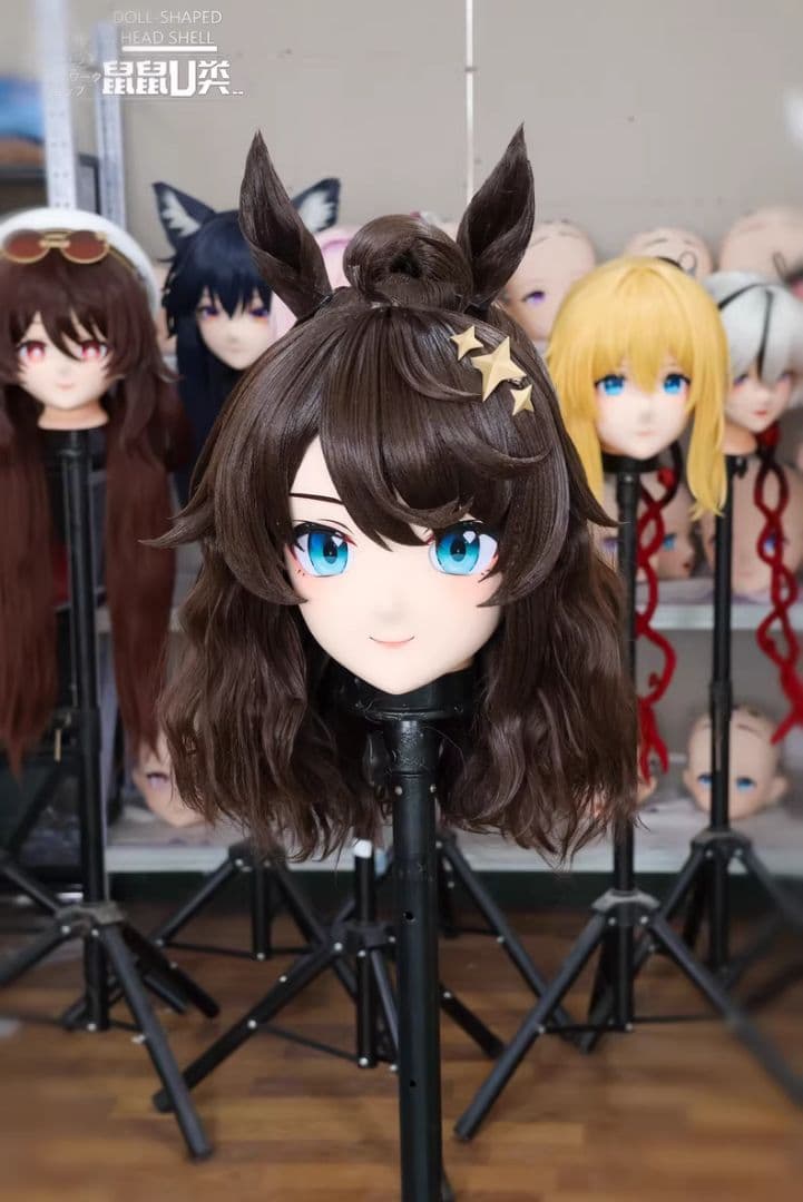 キグルミ ウマ娘 全頭ヘッド コスプレ マスク 特撮風 オーダーメイド