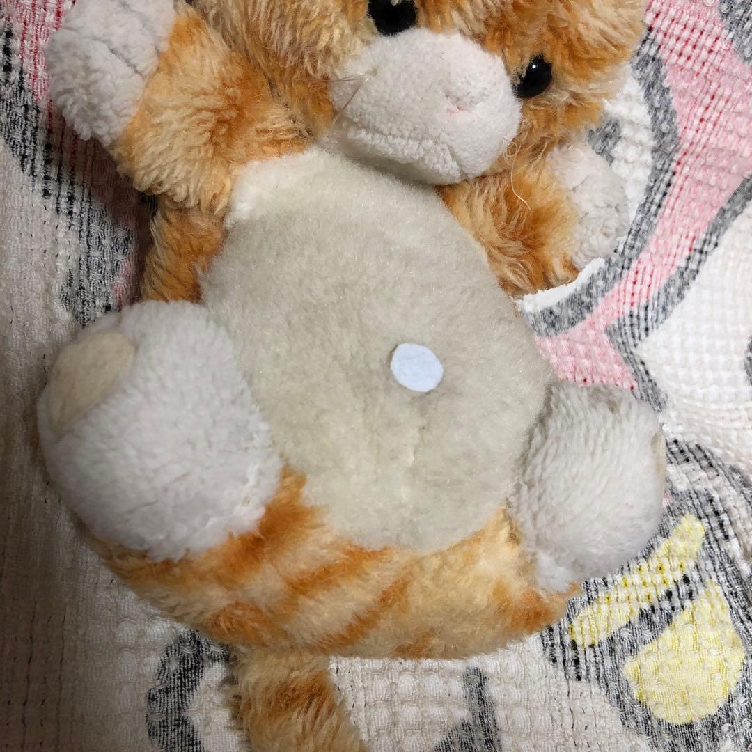 昭和レトロ ファースト社 いたずら天使 ネコ ぬいぐるみ 難あり 42cm