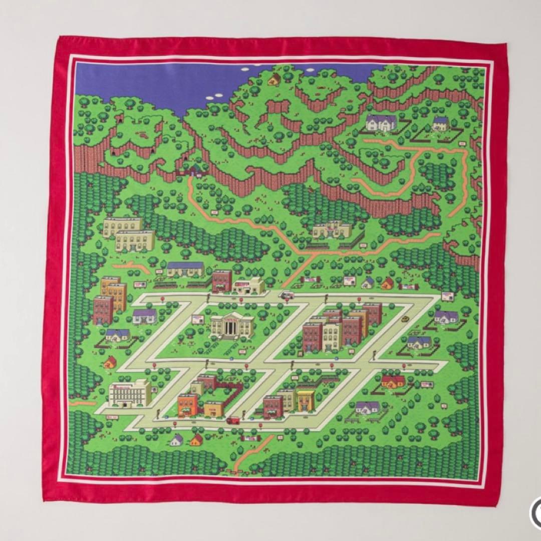 【新品未使用】　MOTHER2 オネット シルクスカーフ　ほぼ日 新品未使用】 MOTHER2 オネット シルクスカーフ ほぼ日 - メルカリ